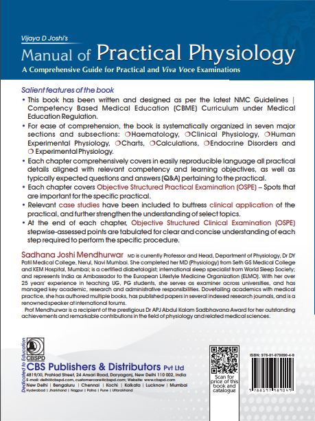 Manual of practical physiology: a comprehensive guide for practical and viva voce examinations