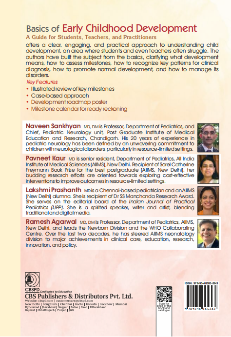 Basics of early childhood development:  a guide for students, teachers and practitioners