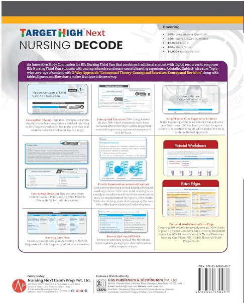 Target high next nursing decode third year