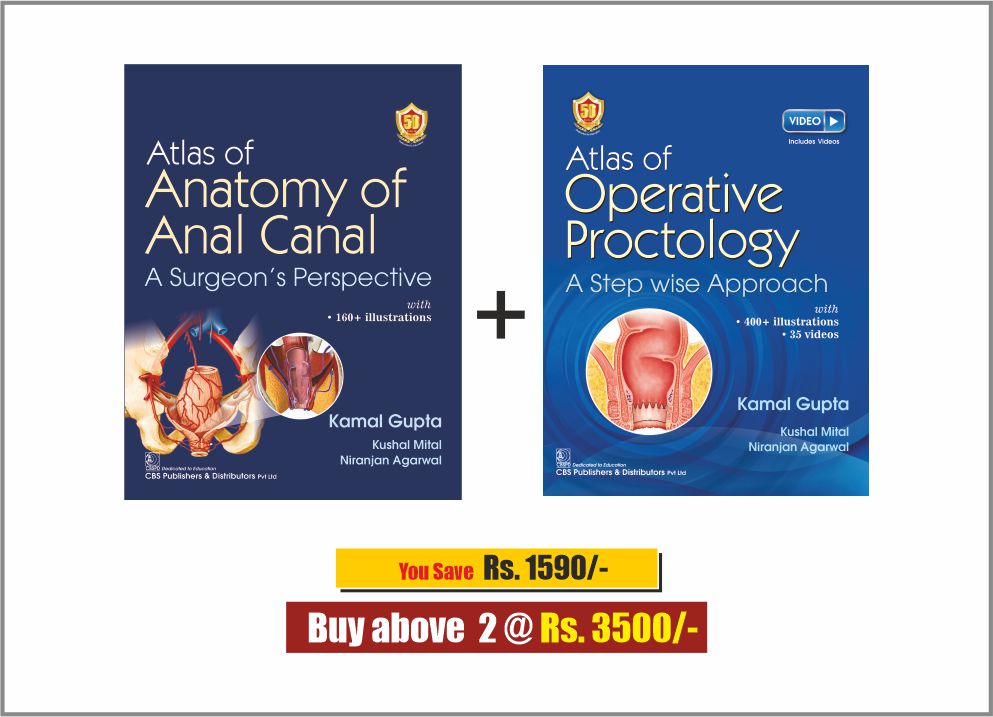 Atlas of anatomy of anal canal+ atlas of operative proctology(buy above 2 @rs 3500 + postage)