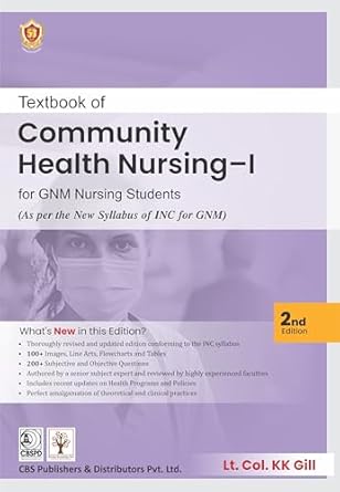 Textbook of community health nursing -i for gnm nursing students