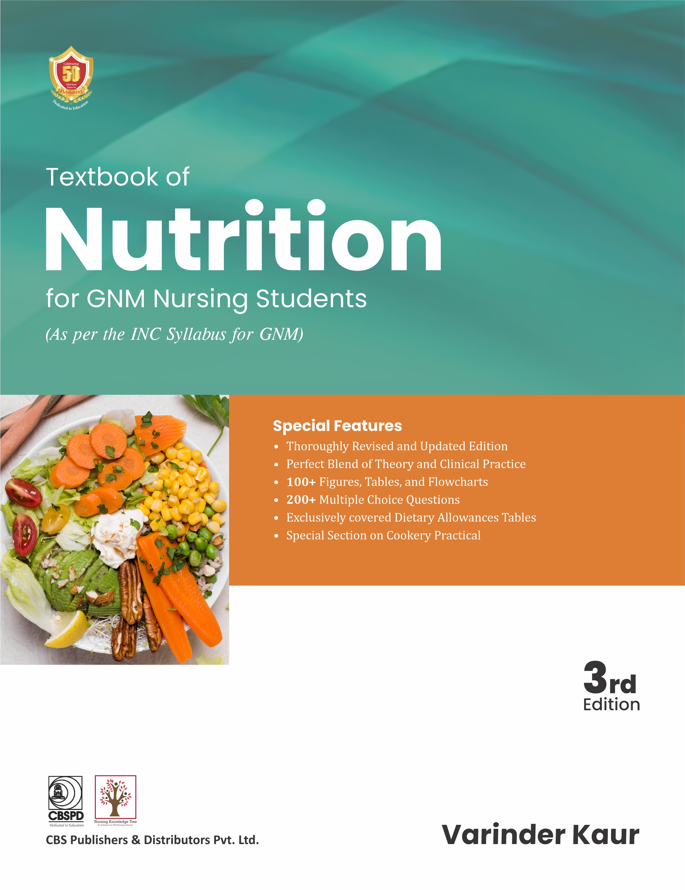 Textbook of nutrition for gnm nursing students (as per the inc syllabus for gnm)