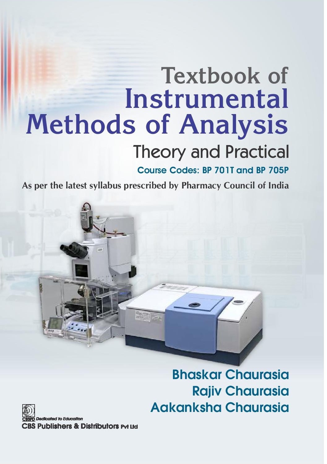 Textbook of instrumental methods of analysis: theory and practical