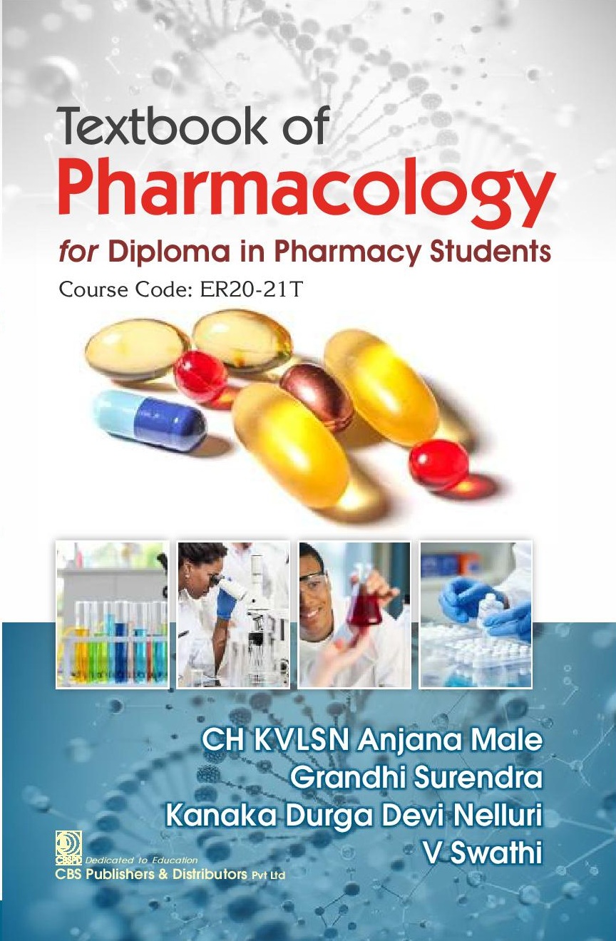Textbook of pharmacology for diploma in pharmacy students course code er20-21t