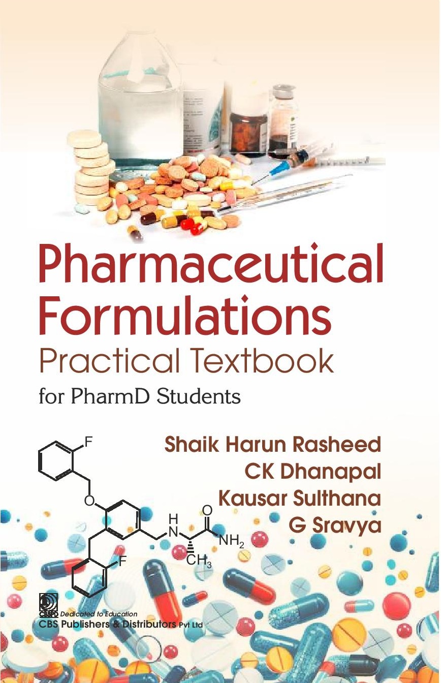 Pharmaceutical formulations practical textbook for pharmd students