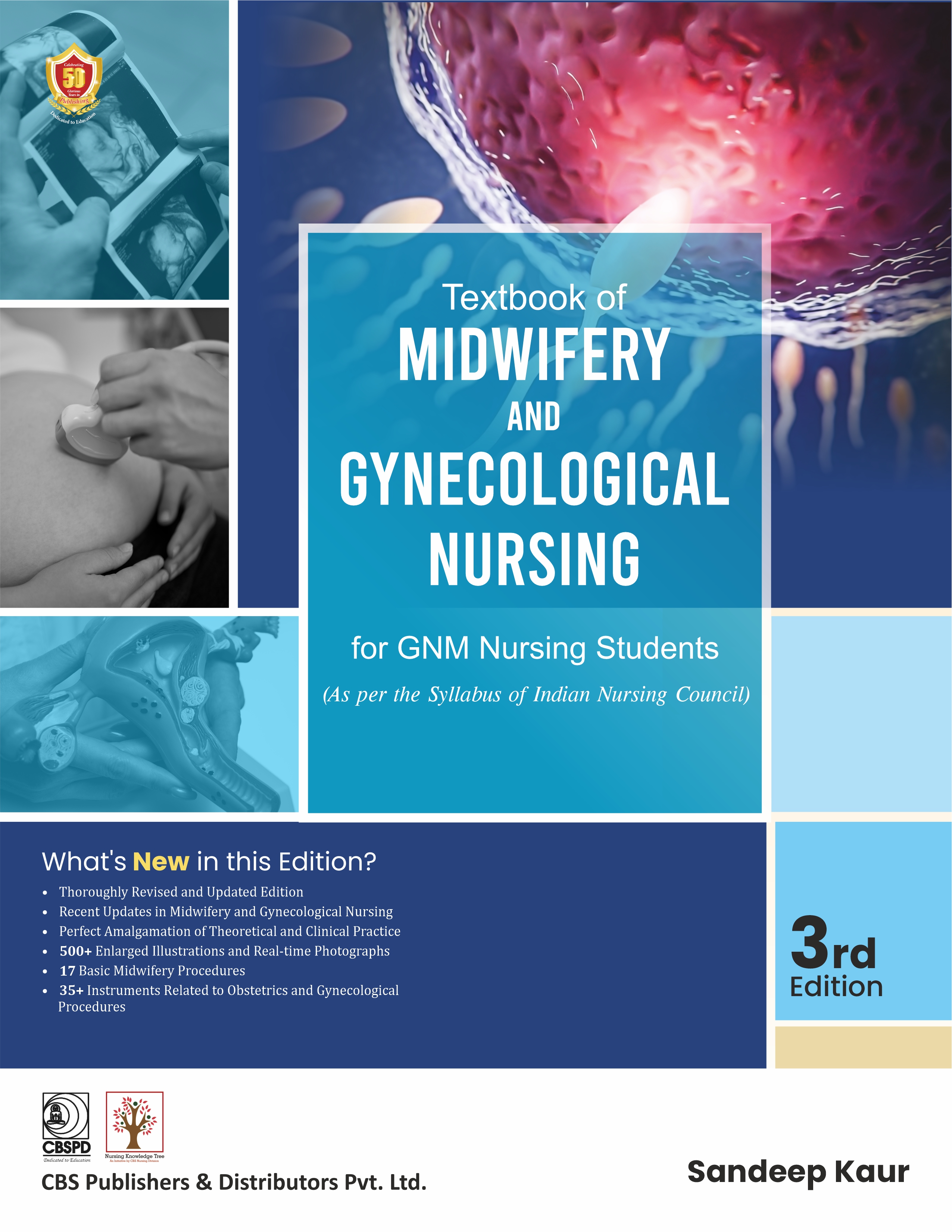 Textbook of midwifery and gynecological nursing for gnm nursing students 3e