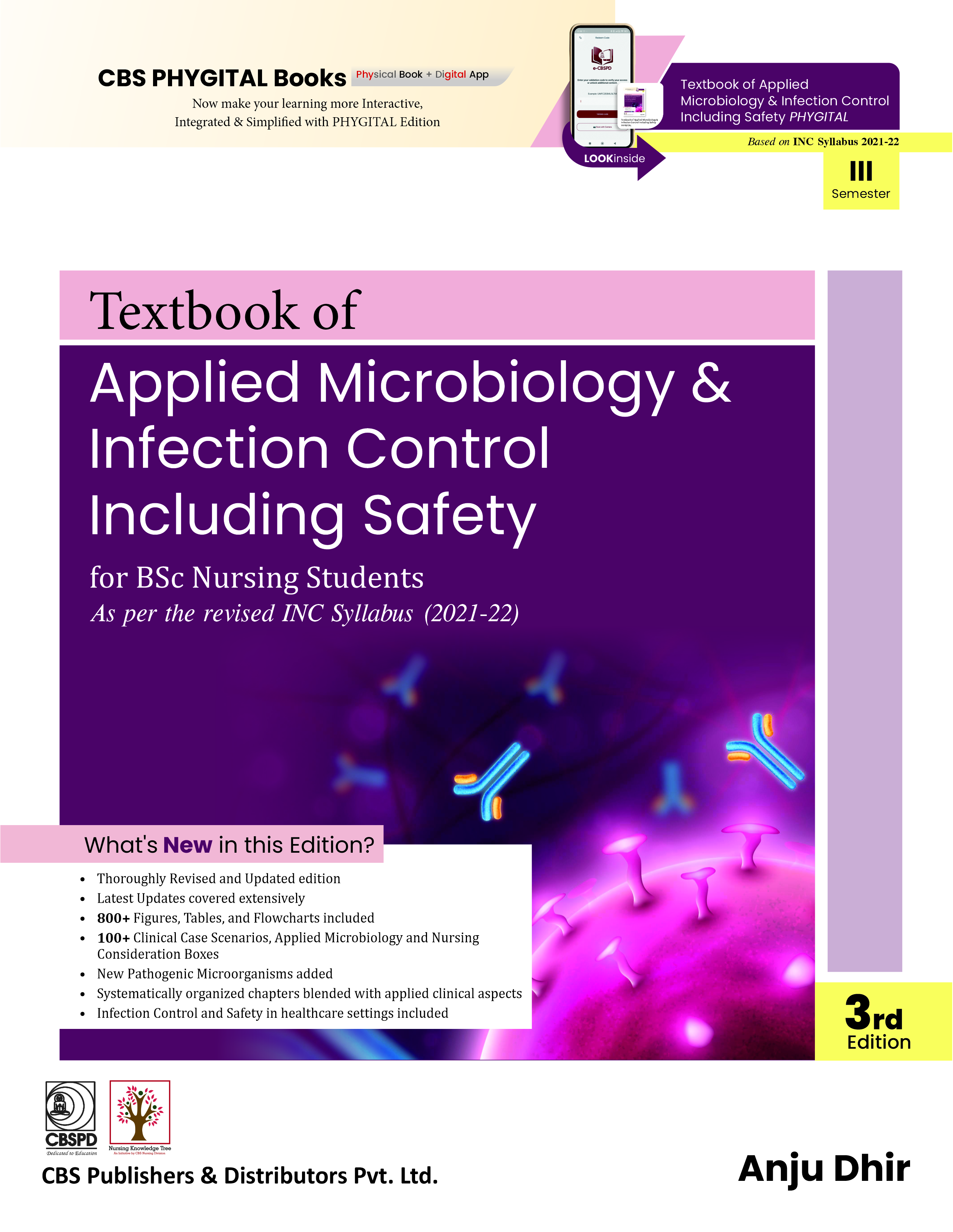 Textbook of applied microbiology and infection control including safety for bsc nursing students
