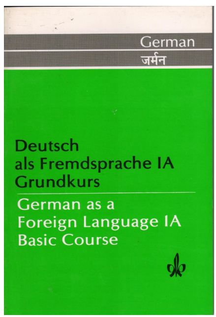 German as a foreign language 1a structural exercises and tests
