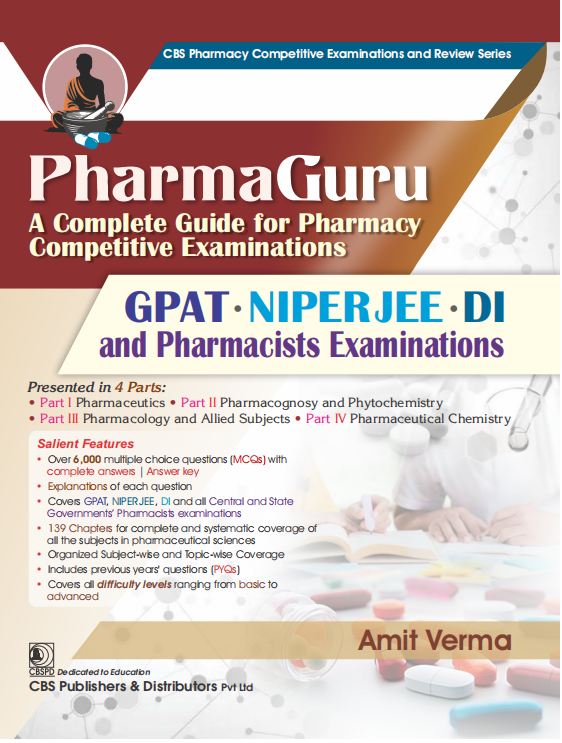 Pharmaguru a complete guide for pharmacy competitive examinations