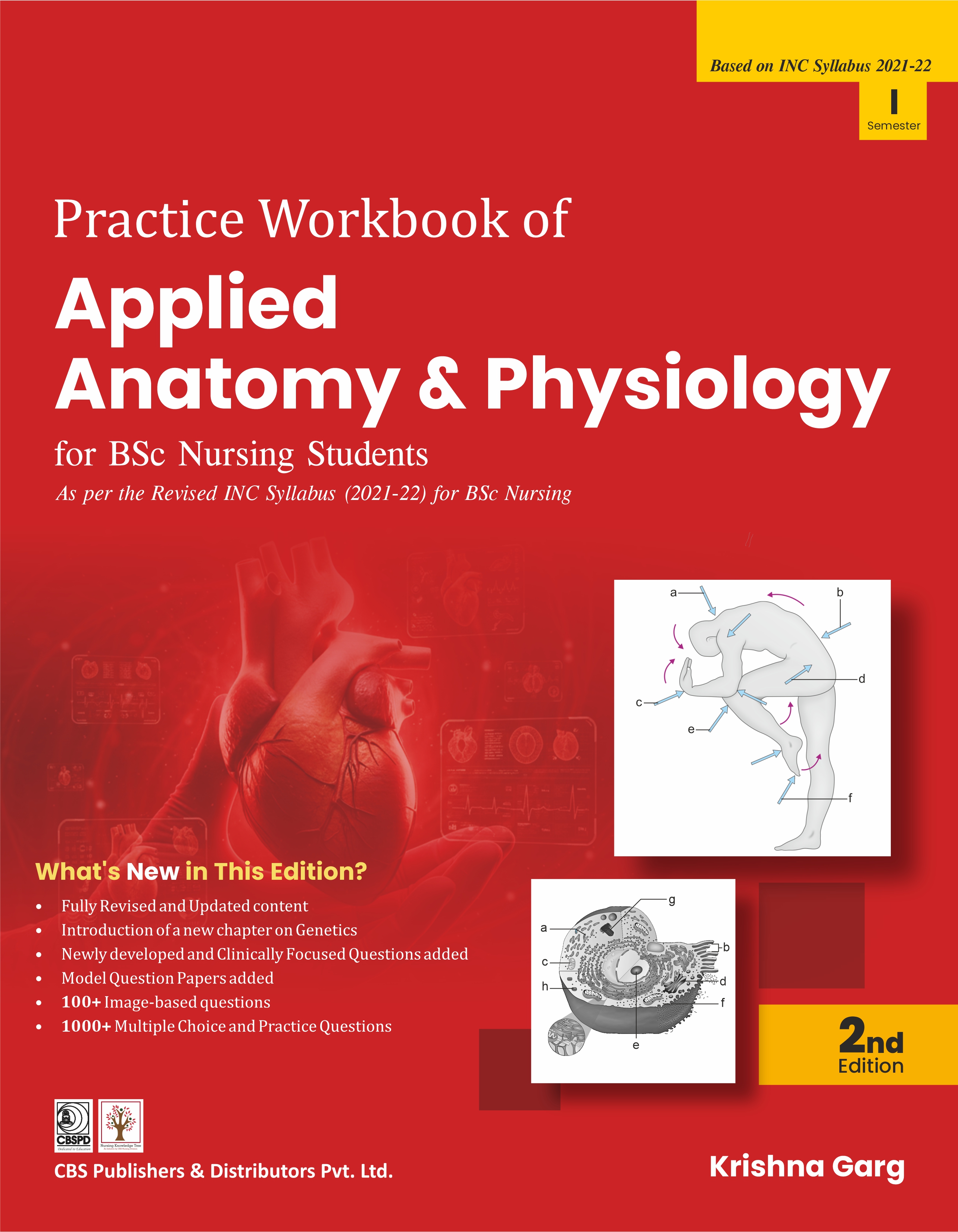 Practice workbook of applied anatomy and physiology for bsc nursing students