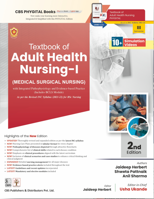 Textbook of adult health nursing medical surgical nursing vol-1