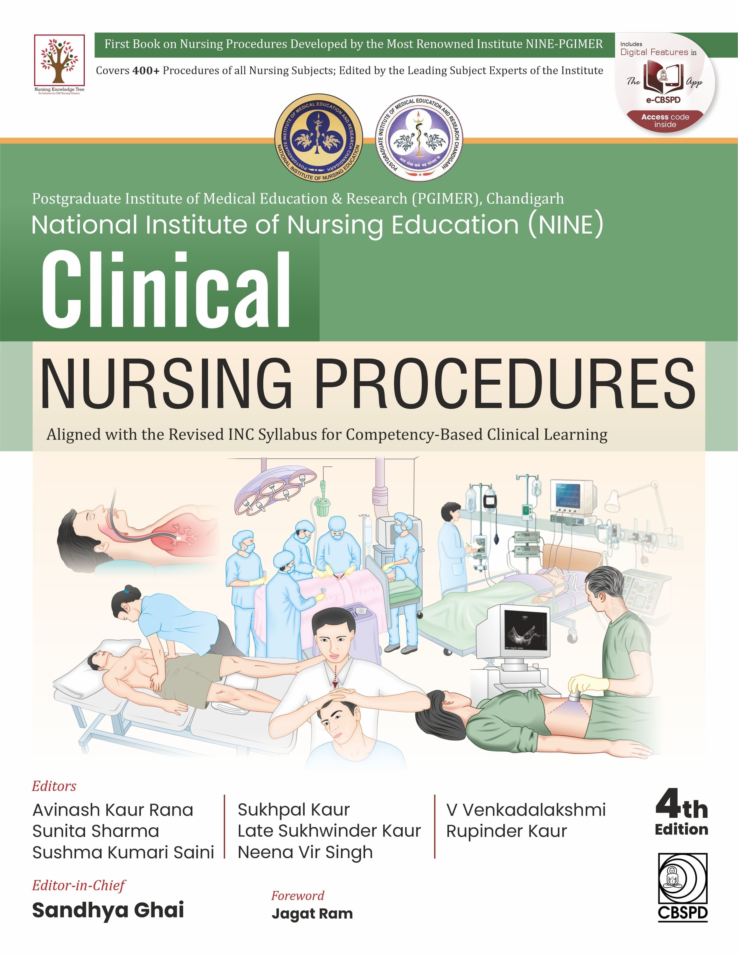 National institute of nursing education (nine) - clinical nursing procedures