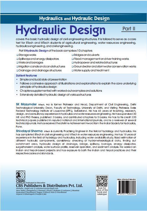 Hydraulics and hydraulic design, part ii hydraulic design