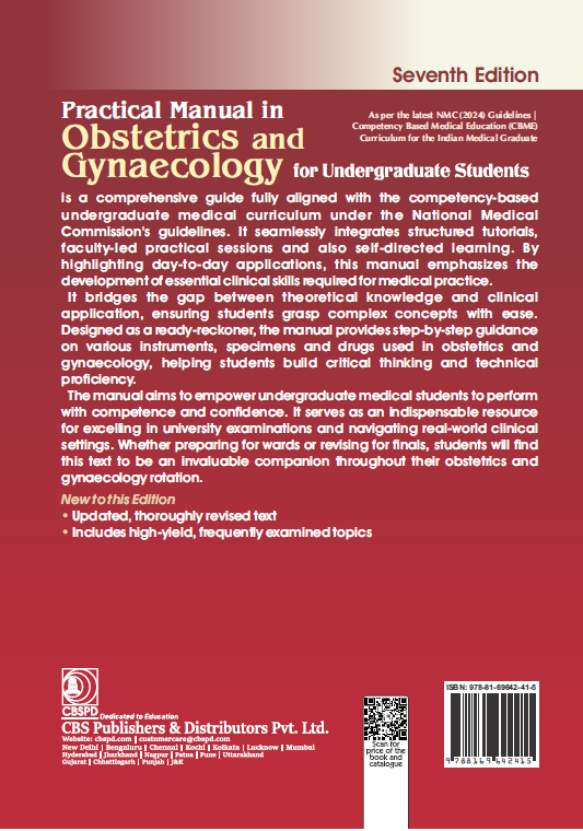 Practical manual in obstetrics and gynaecology for undergraduate students