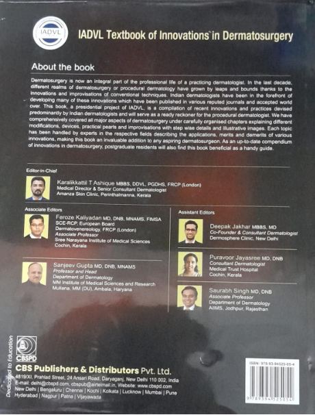 Iadvl textbook of innovations in dermatosurgery