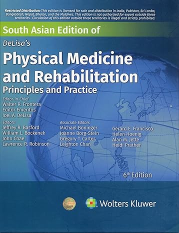 Delisa's physical medicine and rehabilitation principles and practice