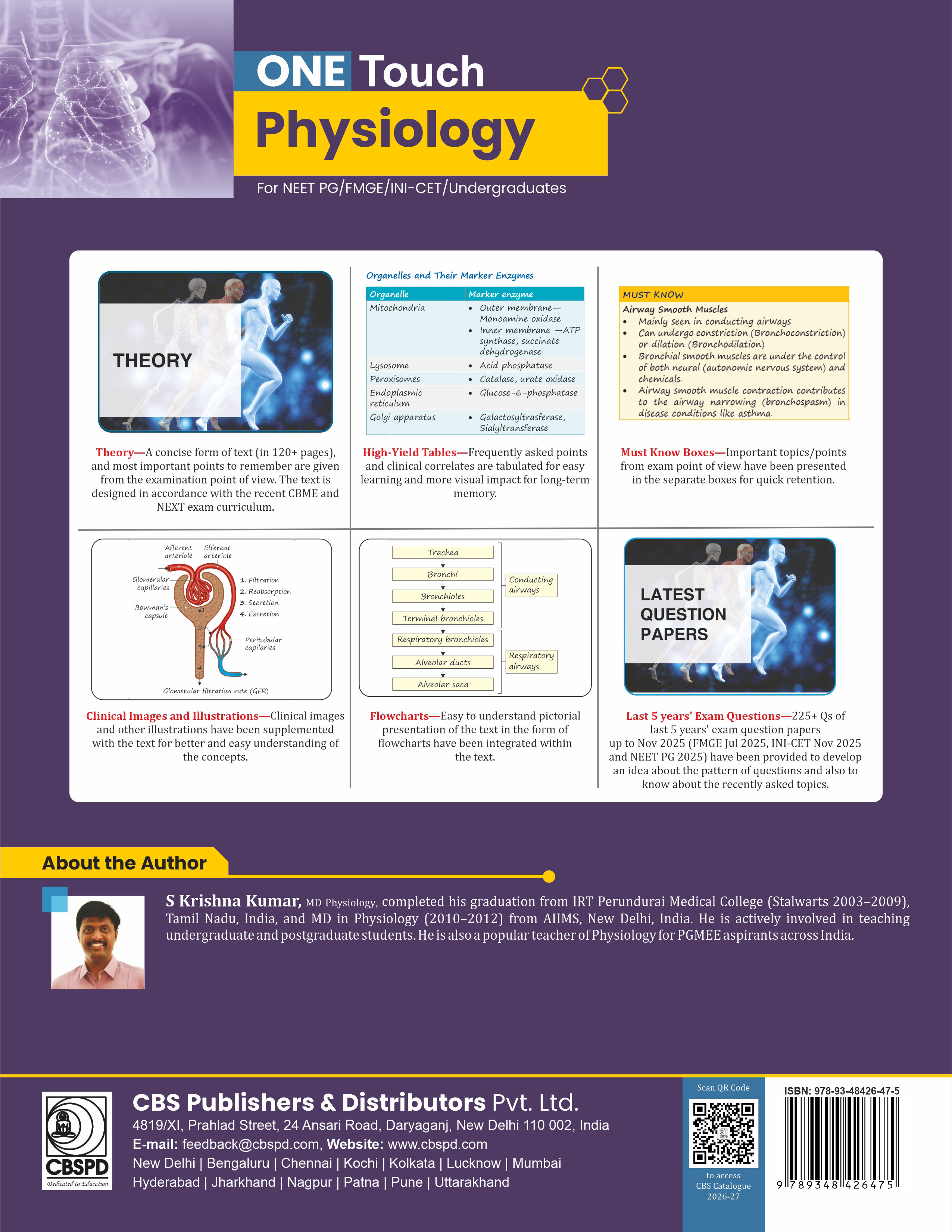 One touch physiology