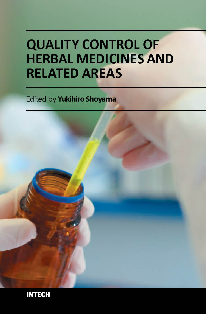 Quality control of herbal medicines and related areas (hb 2017)