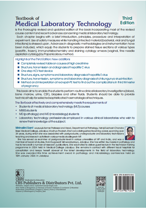 Textbook of medical laboratory technology-3e