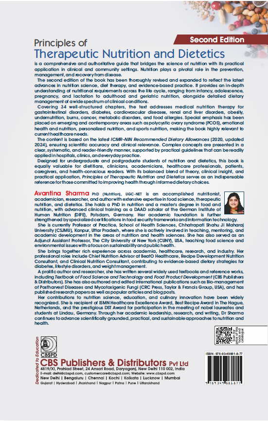 Principles of therapeutic nutrition and dietetics