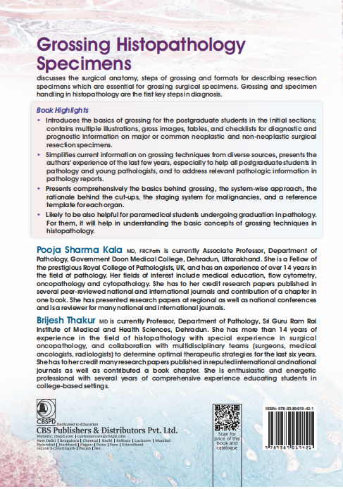 Grossing histopathology specimens