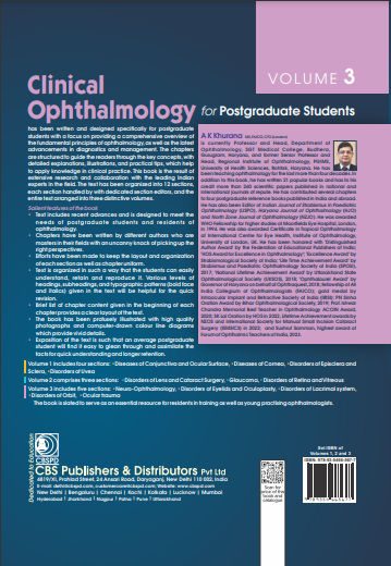 Clinical ophthalmology, (3 vol. set)