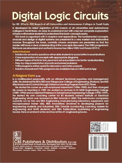 Digital logic circuits for be | btech—eee branch of all universities and autonomous colleges in tamil nadu with vhdl programs