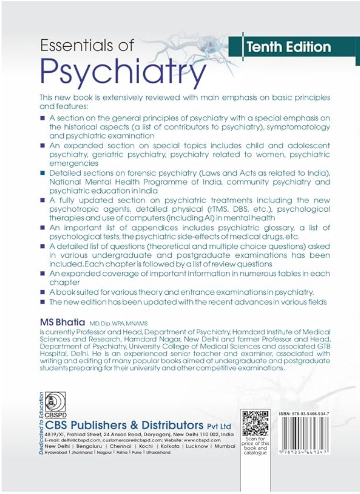 Essentials of psychiatry
