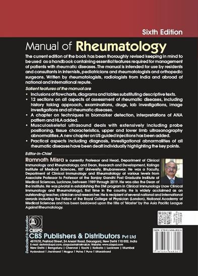 Manual of rheumatology