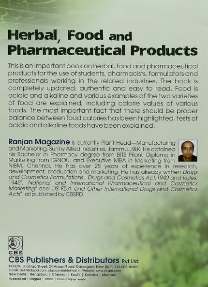Herbal, food and pharmaceutical products