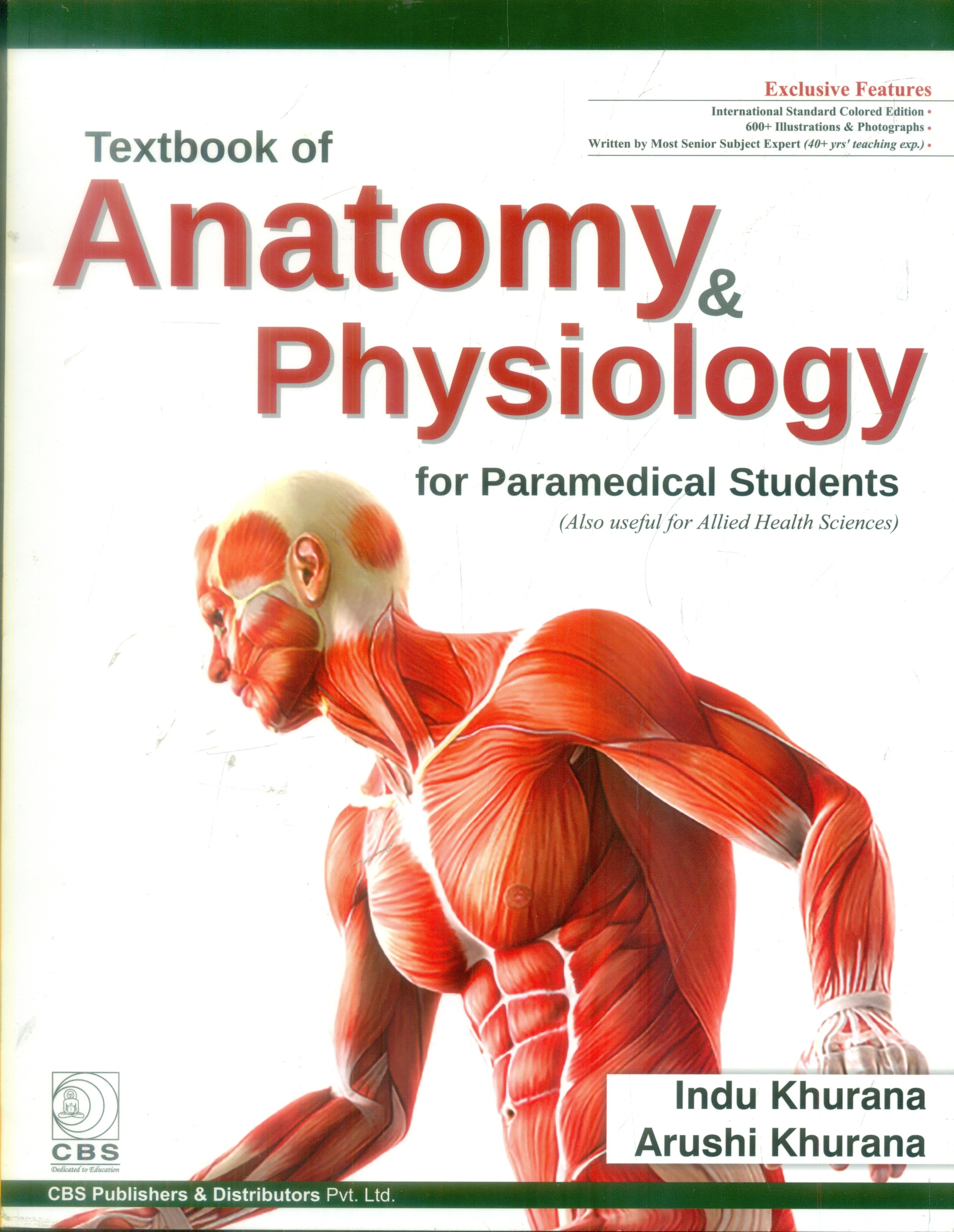 Textbook of anatomy and physiology for paramedical students
