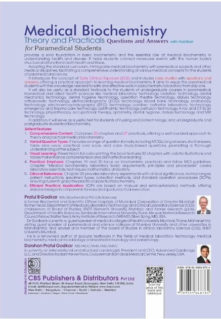 Medical biochemistry theory and practicals questions and answers with nutrition for paramedical students