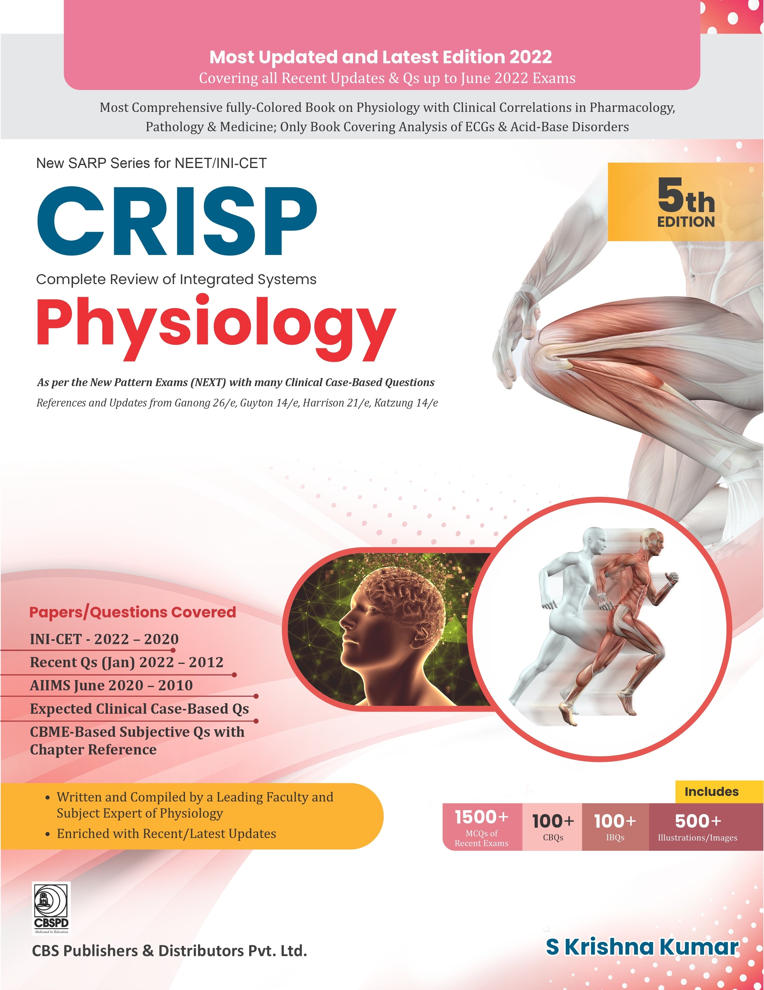 New sarp series for neet/ini-cet crisp complete review of integrated systems physiology (paperback)