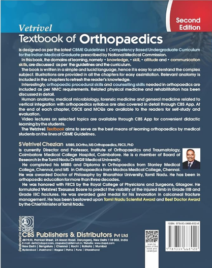 Vetrivel textbook of orthopaedics