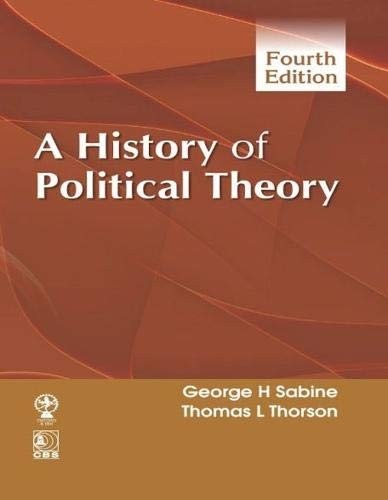 A history of political thoery