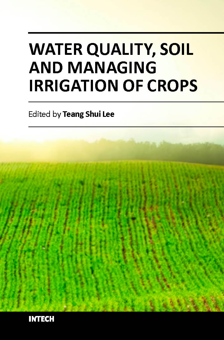 Water quality, soil and managing irrigation of crops (hb 2014)