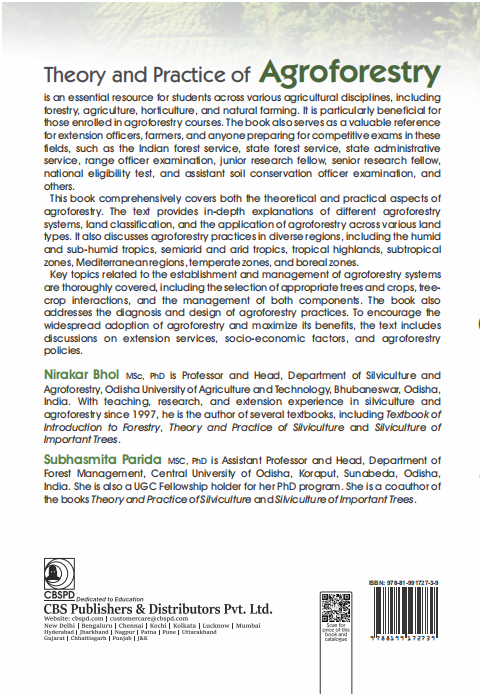 Theory and practice of agroforestry