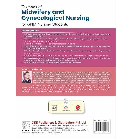 Textbook of midwifery and gynecological nursing for gnm nursing students