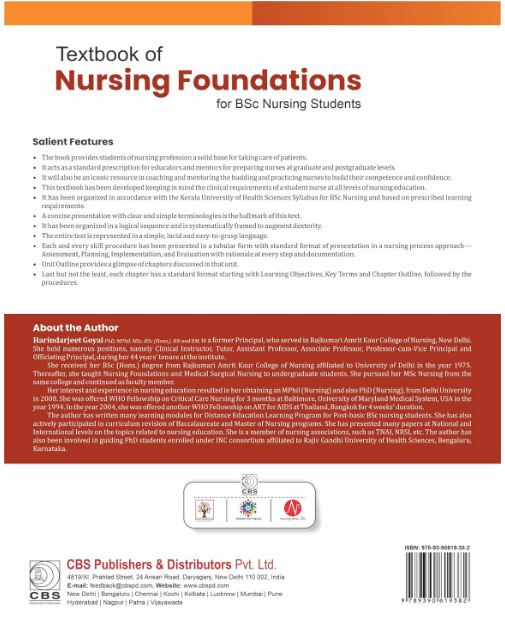 Textbook of nursing foundation for bsc nursing students based on kuhs syllabus