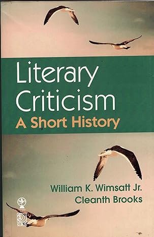 Literary criticism a short history