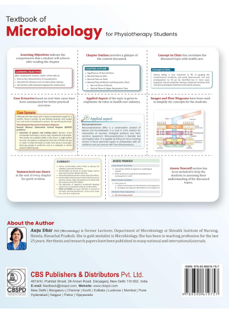 Textbook of microbiology for physiotherapy students