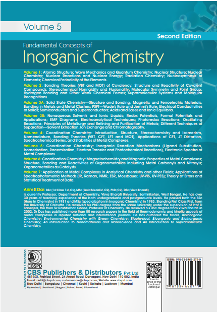 Fundamental concepts of inorganic chemistry, volume 5