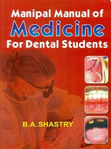 Manipal manual of medicine for dental students