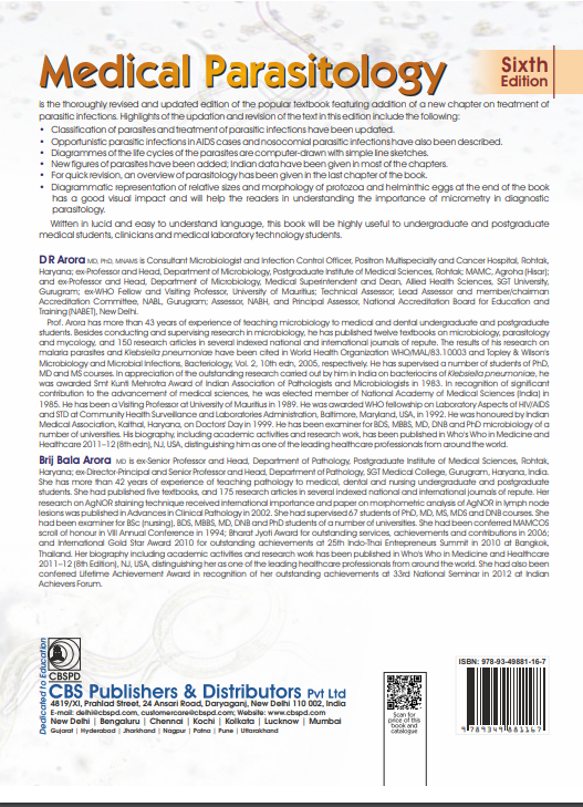 Medical parasitology as per the latest nmc guidelines | competency based medical education (cbme) curriculum under graduate medical education regulation