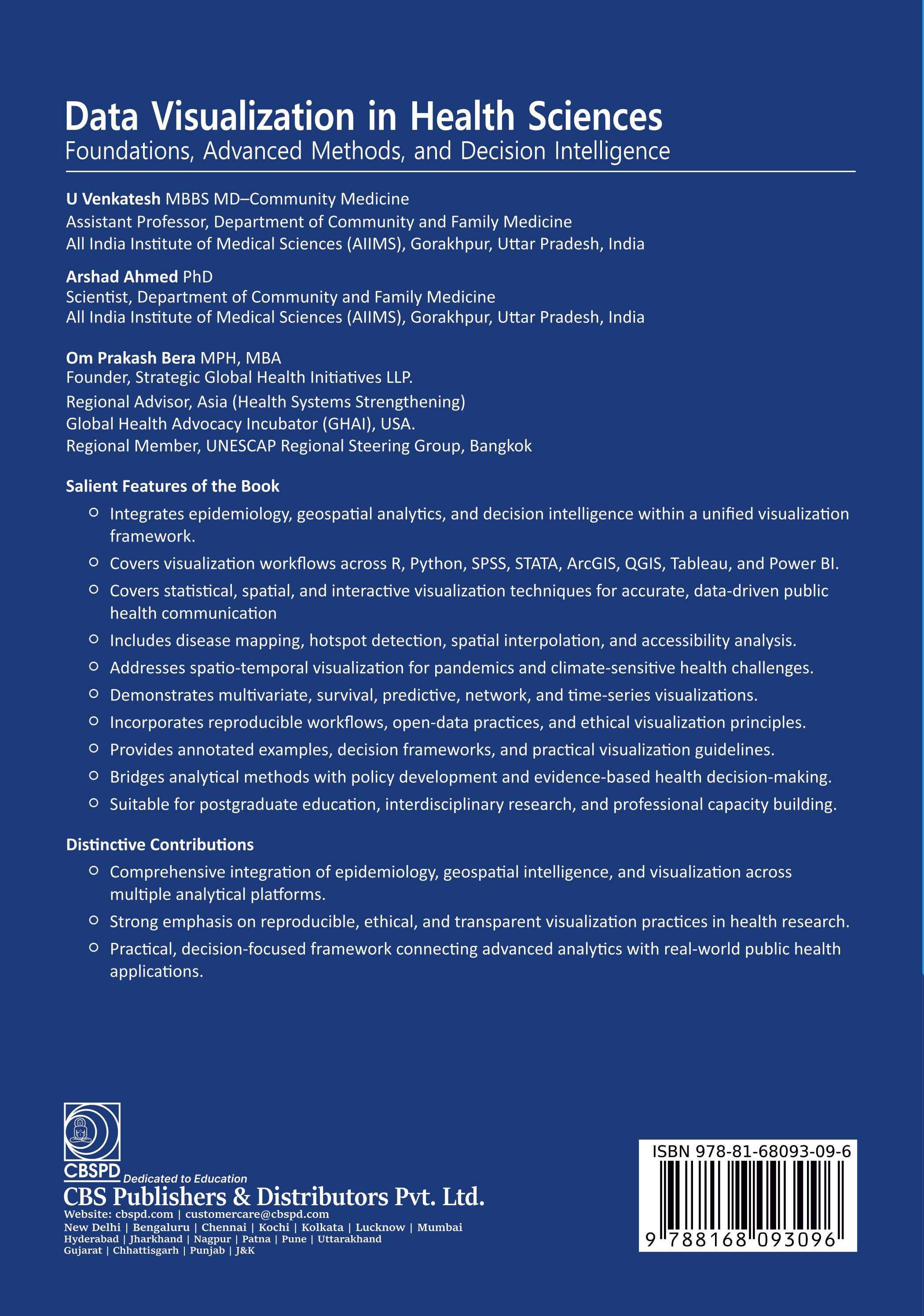 Data visualization in health sciences: foundations, advanced methods and decision intelligence(pre-order)