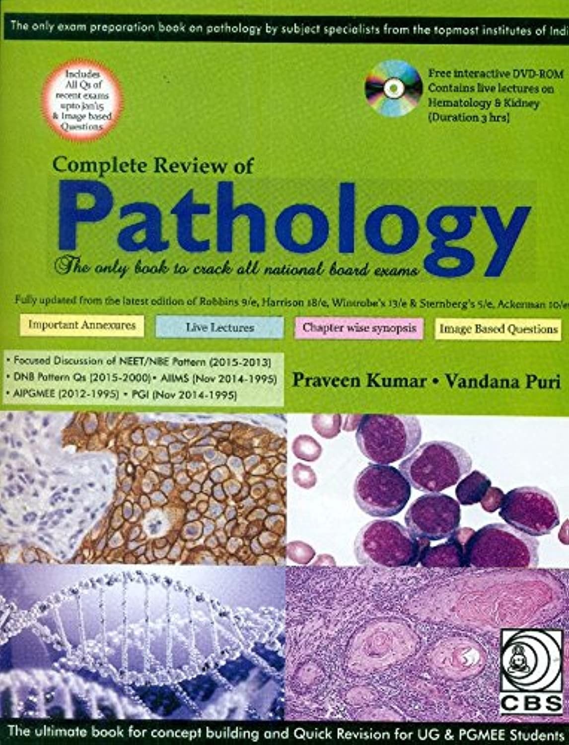 Complete review of pathology( pb 2015) with cd
