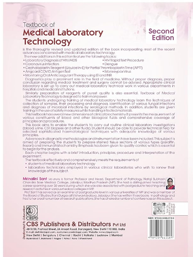 Textbook of medical laboratory technology