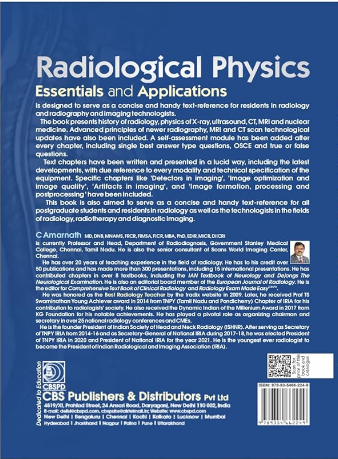 Radiological physics: essentials and applications