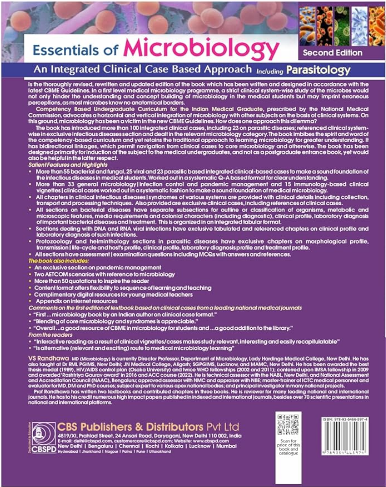 Essentials of microbiology: an integrated clinical case based approach including parasitology