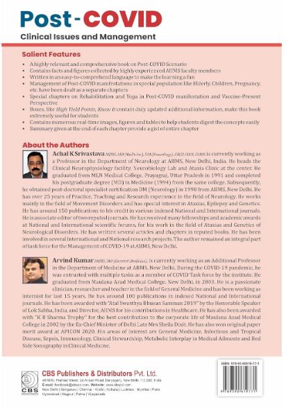 Post-covid clinical issues and management